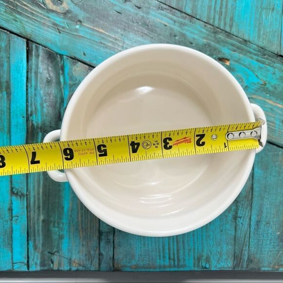 Rae Dunn Soufflé Pan Farmhouse Rustic Minimalist Decor - Picture 4 of 5